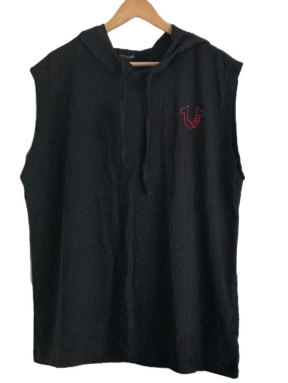 True Religion Black Sleeveless Tank Men's Size L